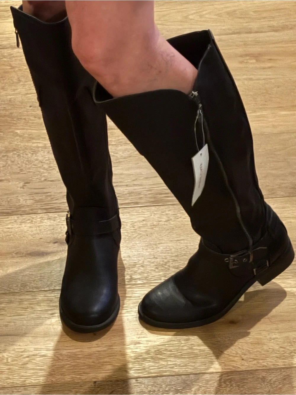 G by Guess Black Over-The-Knee Riding Boots
